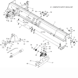 Woods Flail Shredder With Front & Rear Casters S20cd Parts